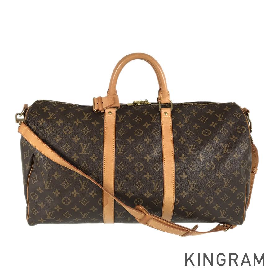 LOUIS VUITTON Monogram Keepall Bandouliere 50 M41416 Boston bag