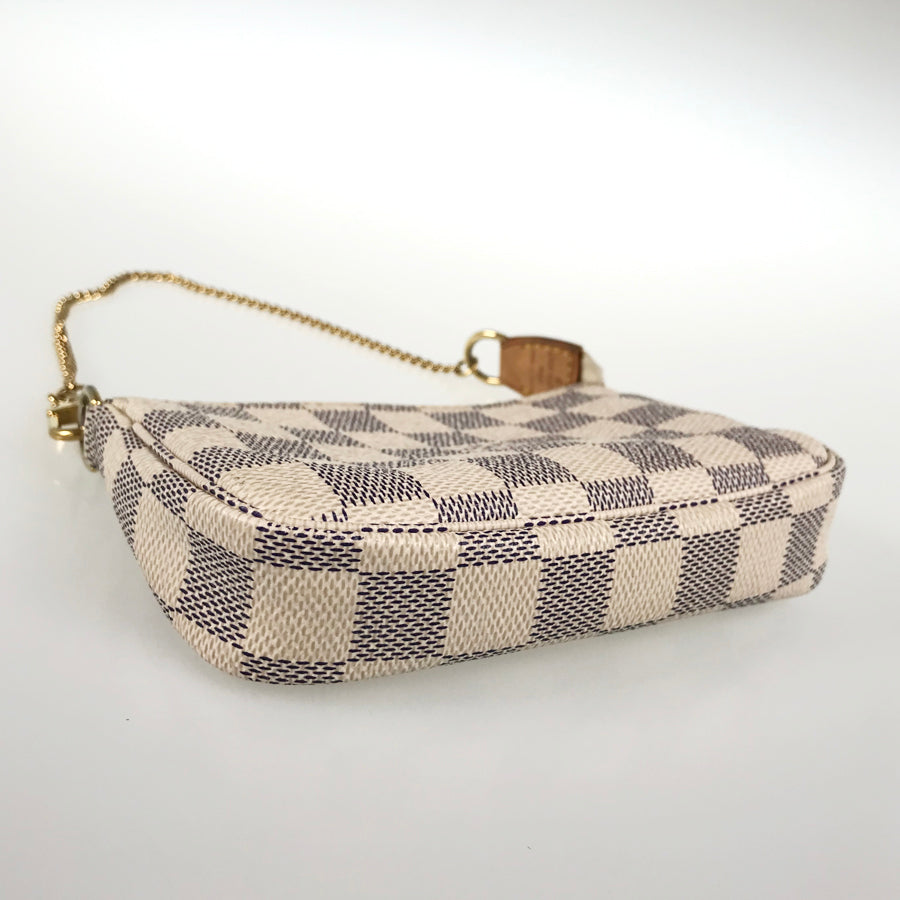 LOUIS VUITTON Damier Azur Mini Pochette Accessoires N58010 Pouch