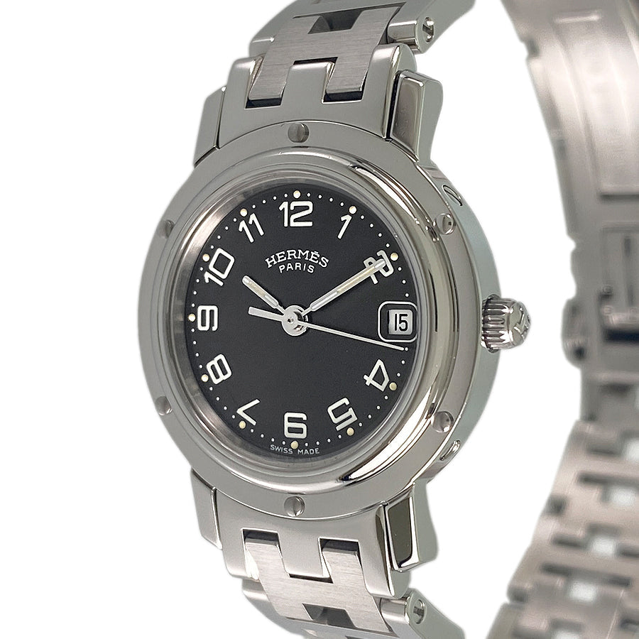 HERMES Clipper Battery replaced, exterior finishedquartz Women's Watches