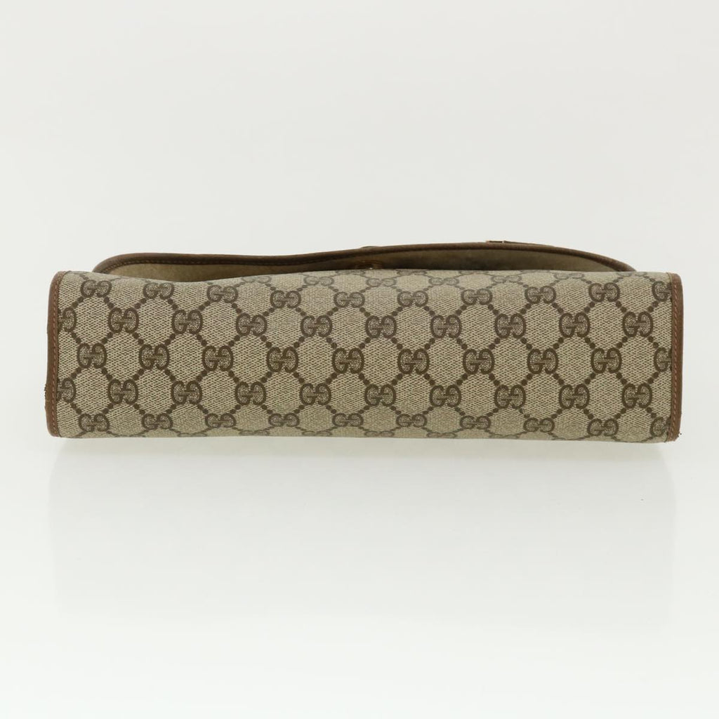 GUCCI GG Canvas Web Sherry Line Clutch Bag Beige Red Green 8901031  ny173