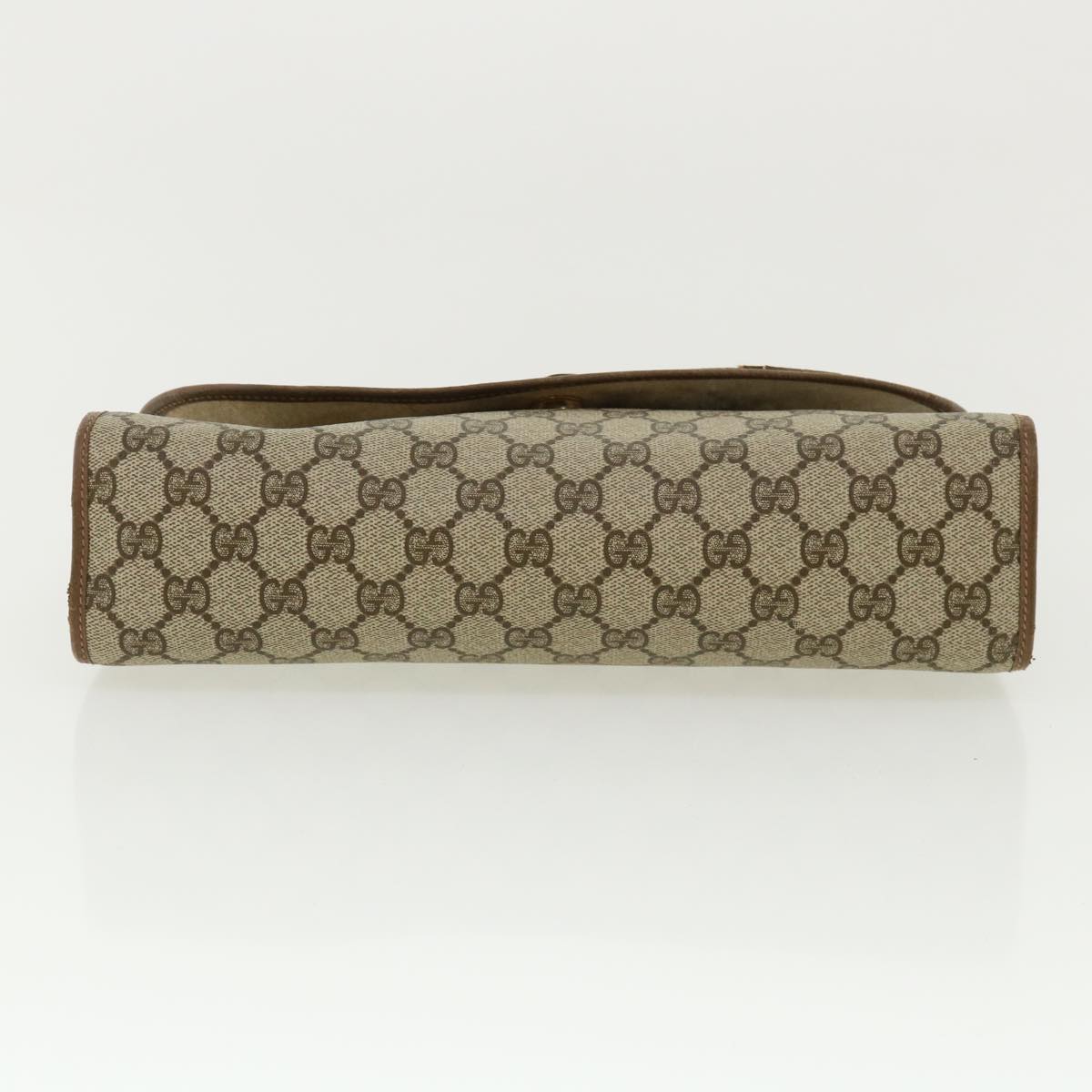 GUCCI GG Canvas Web Sherry Line Clutch Bag Beige Red Green 8901031  ny173