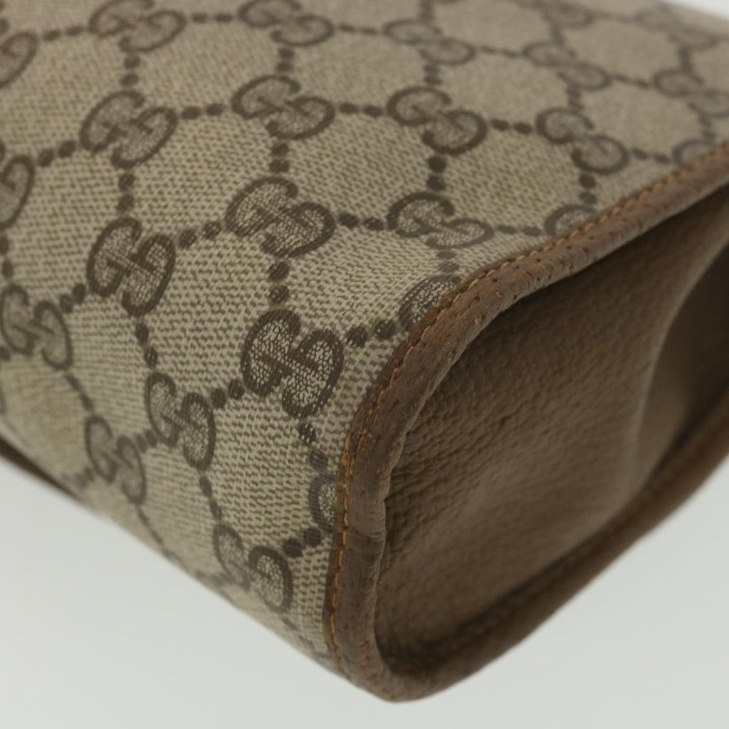 GUCCI GG Canvas Web Sherry Line Clutch Bag Beige Green Red 89.01.030  ny214