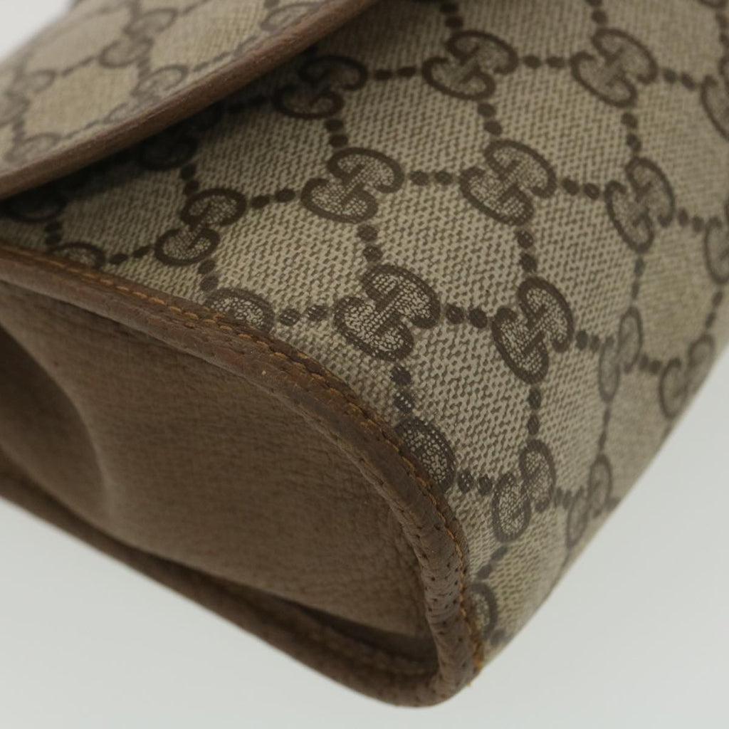 GUCCI GG Canvas Web Sherry Line Clutch Bag Beige Green Red 89.01.030  ny214