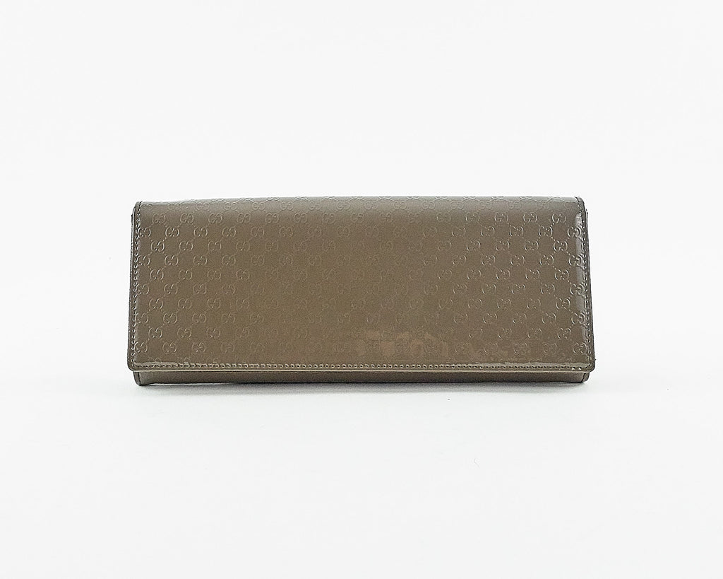 Broadway Microguccissima Leather Clutch Bag