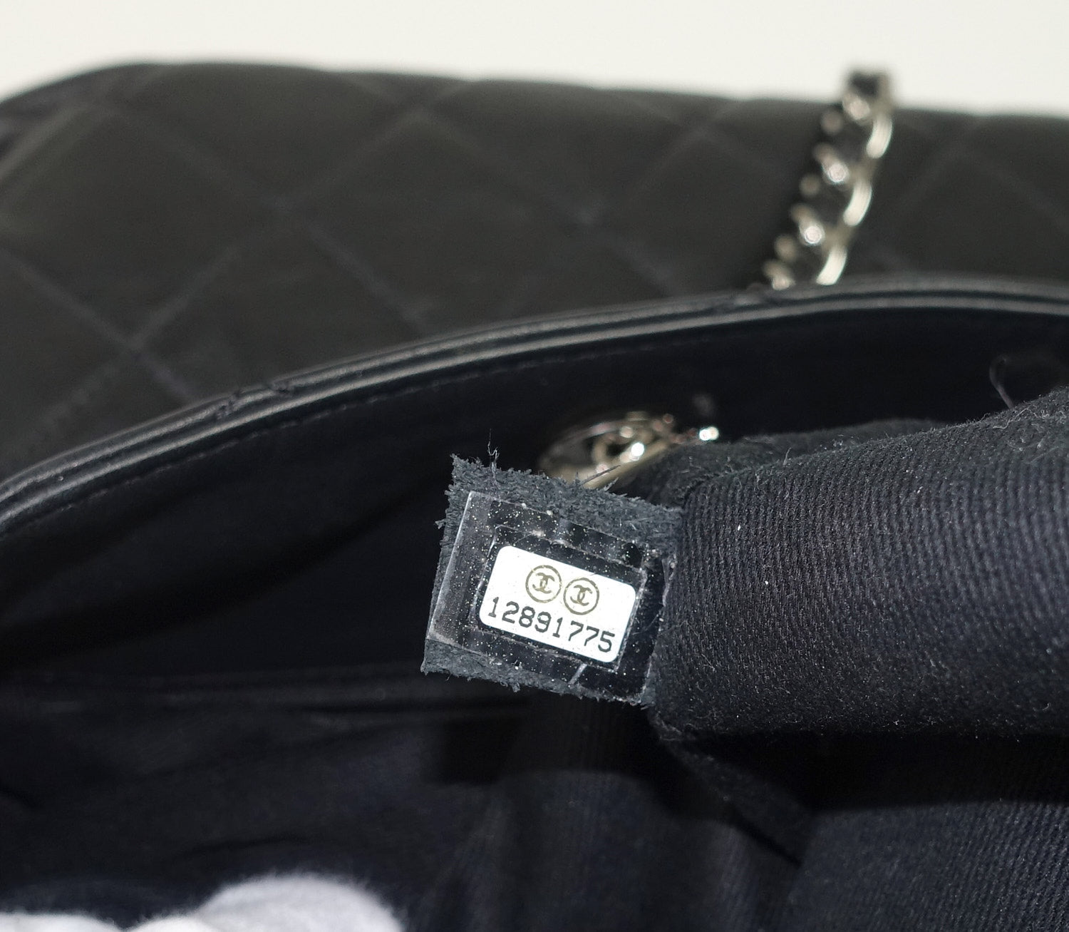 Chanel In The Business Tote Quilted Lambskin North South Black. Beautiful