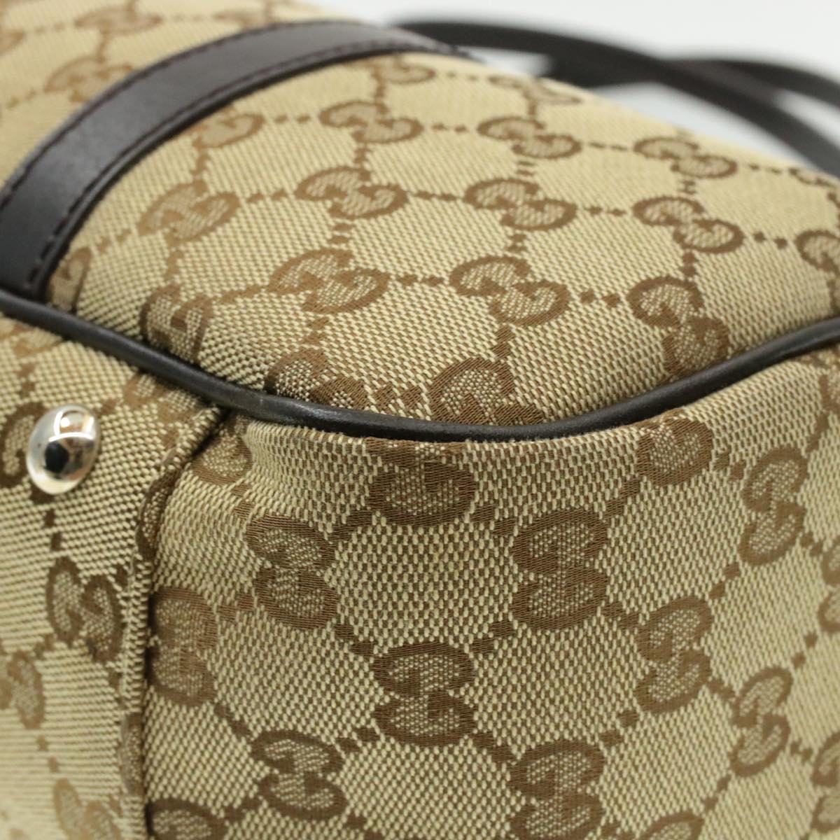 GUCCI Interlocking GG Canvas Tote Bag Beige  pg1427