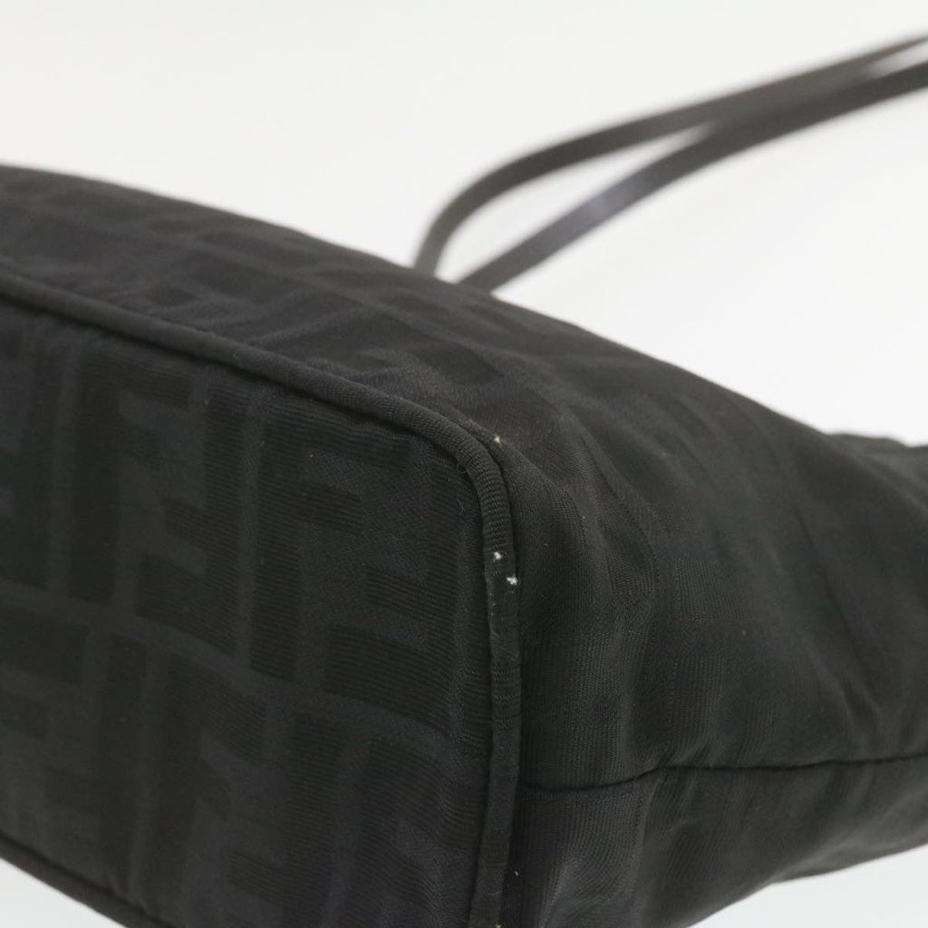 FENDI Zucca Canvas Tote Bag Black  rd1651