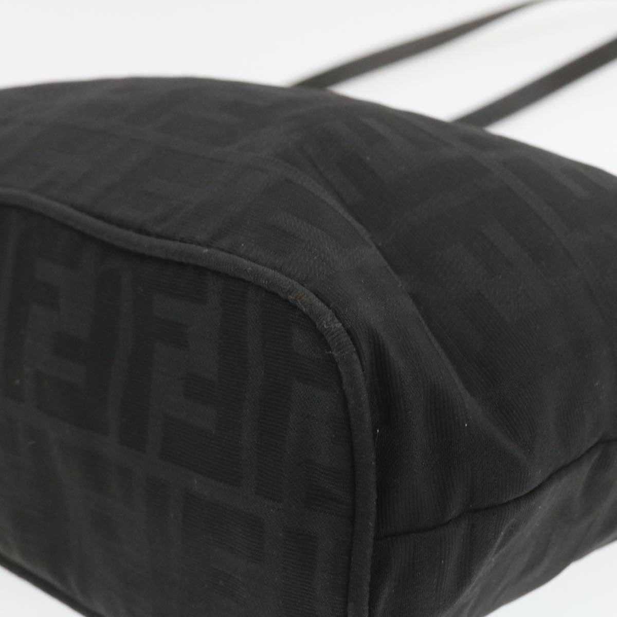 FENDI Zucca Canvas Tote Bag Black  rd1651