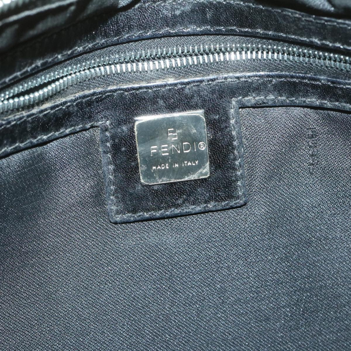 FENDI Zucca Canvas Tote Bag Black  rd1651