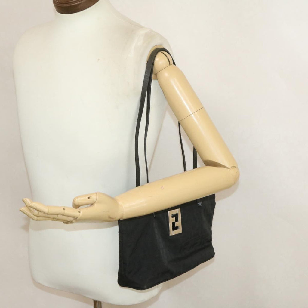 FENDI Zucca Canvas Tote Bag Black  rd1651