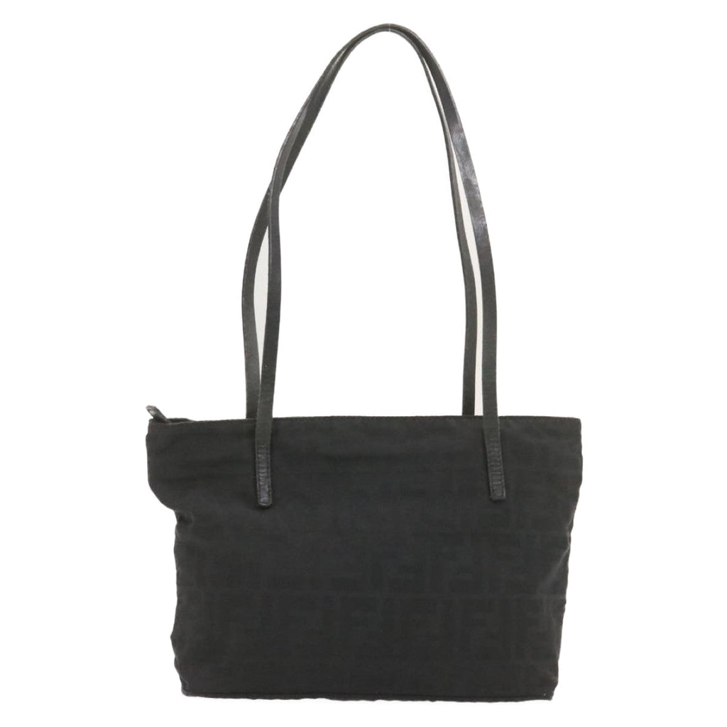 FENDI Zucca Canvas Tote Bag Black  rd1651