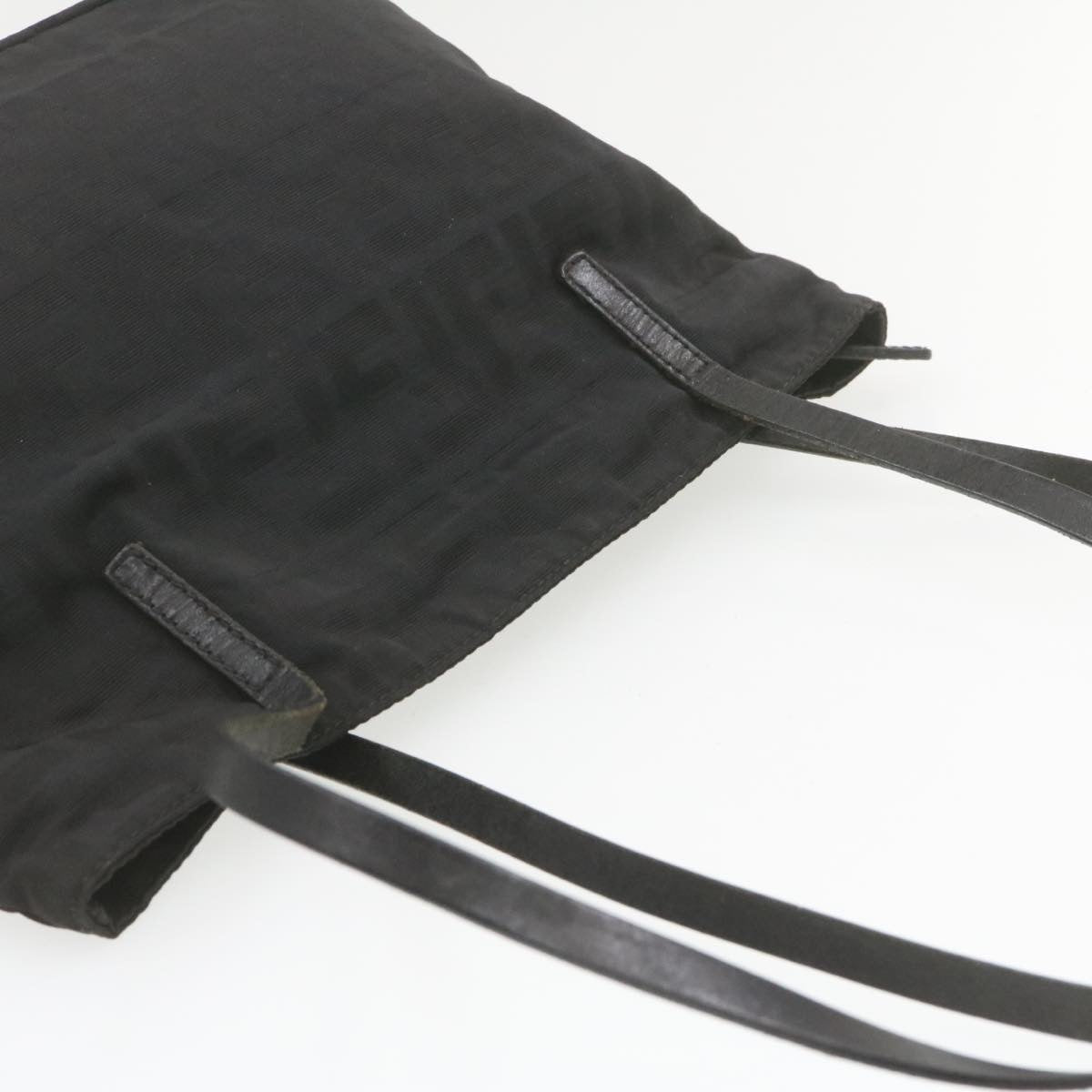 FENDI Zucca Canvas Tote Bag Black  rd1651