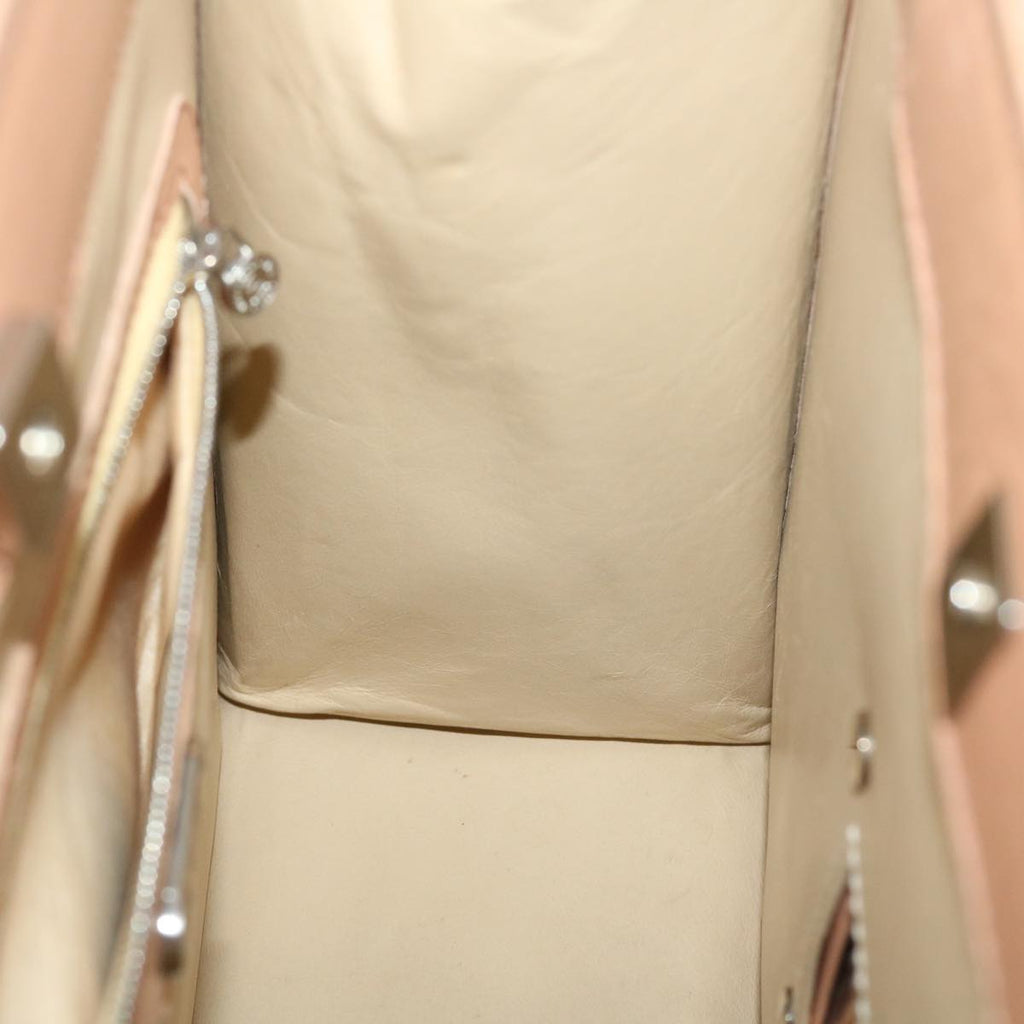 FENDI Tote Bag Leather 2way Pink  rd2065