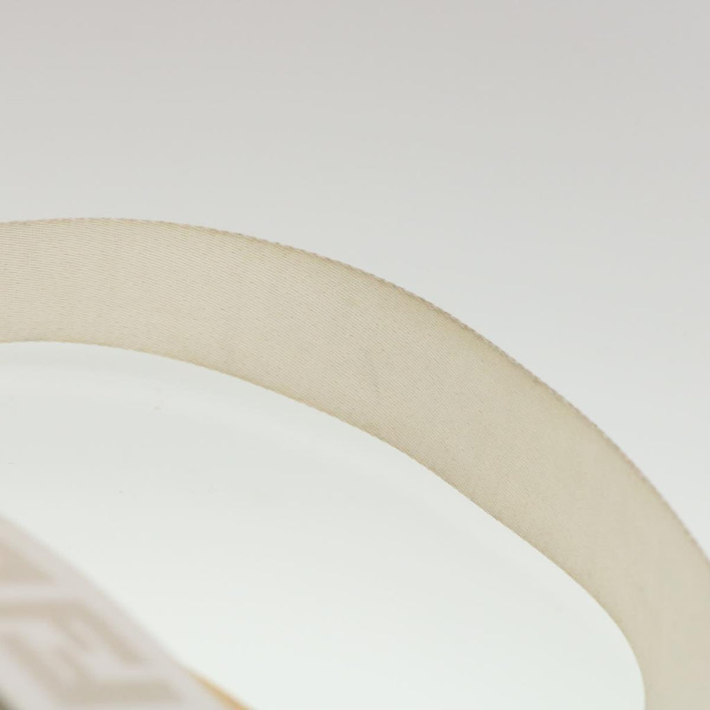 FENDI Zucca Canvas Shoulder Bag White  rd2256