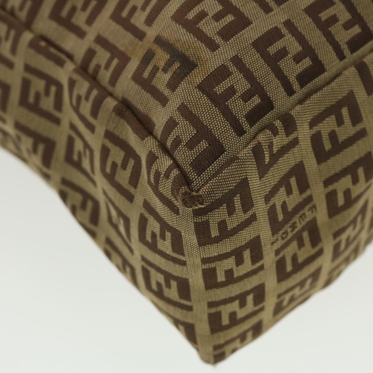 FENDI Zucchino Canvas Tote Bag Beige 3677/8BH006028  rd4733