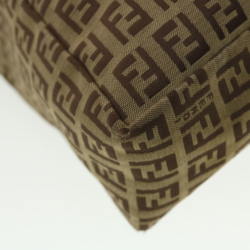 FENDI Zucchino Canvas Tote Bag Beige 3677/8BH006028  rd4733