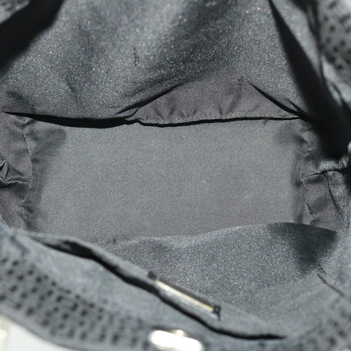 FENDI Zucchino Canvas Tote Bag Black 2415-8BH051-029  rd5147