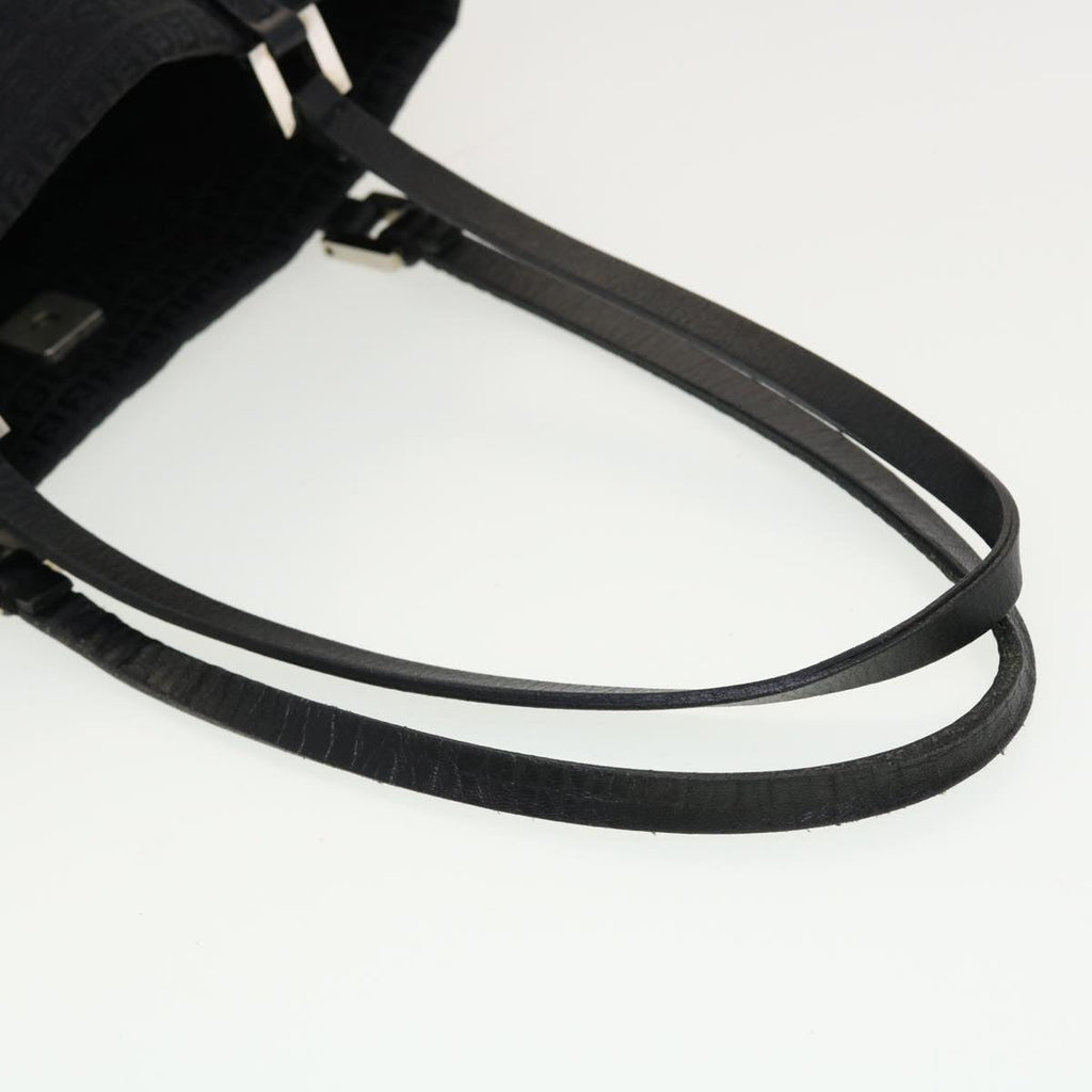 FENDI Zucchino Canvas Tote Bag Black 2415-8BH051-029  rd5147