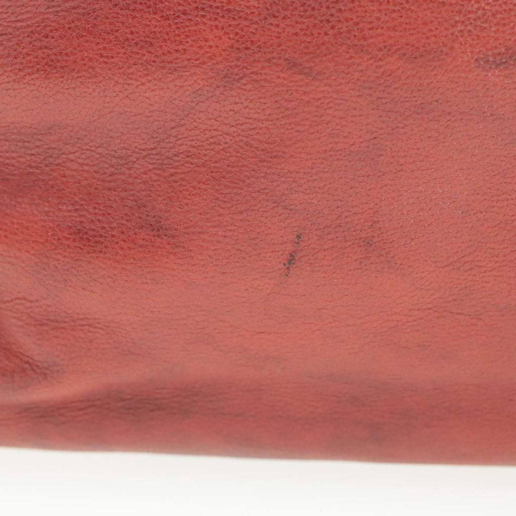 GUCCI Green Carpet Challenge Leather 2Way Tote Bag Fringe Bamboo Red Auth rd707