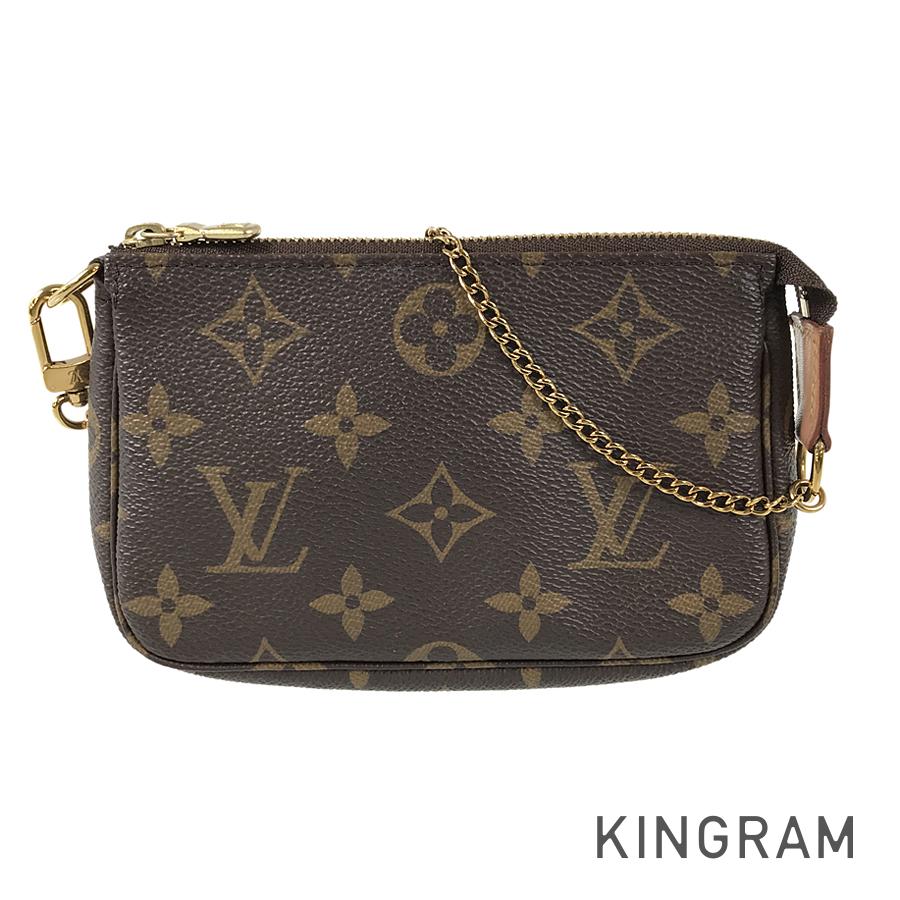 LOUIS VUITTON Monogram Mini Pochette Accessoire M58009 Pouch