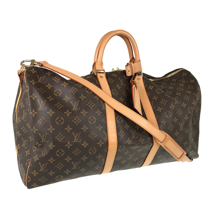 LOUIS VUITTON Monogram Keepall Bandouliere 55 M41414 Boston bag