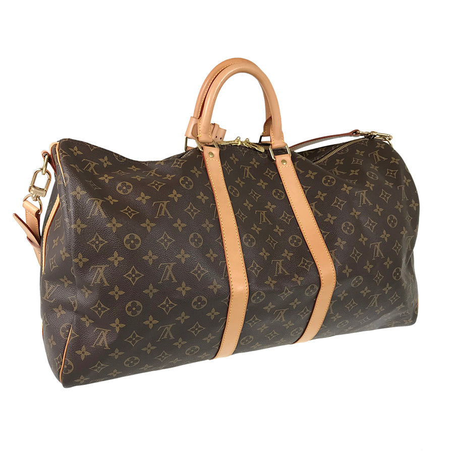 LOUIS VUITTON Monogram Keepall Bandouliere 55 M41414 Boston bag