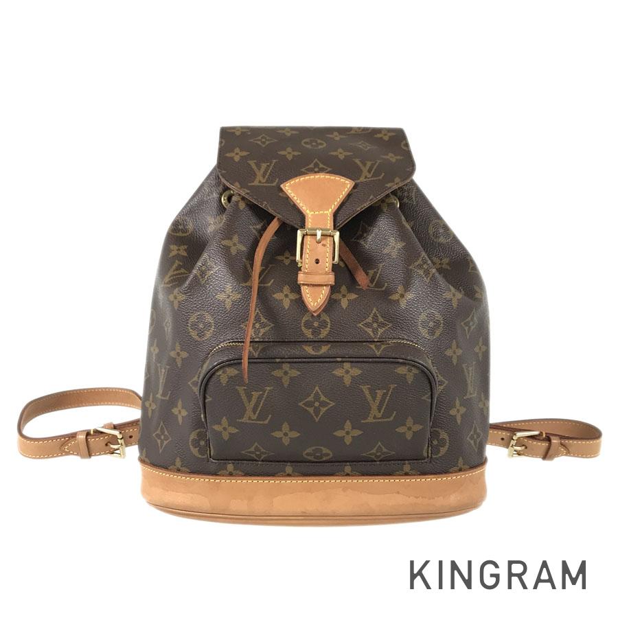 LOUIS VUITTON Monogram Montsouris MM M51136 Backpack