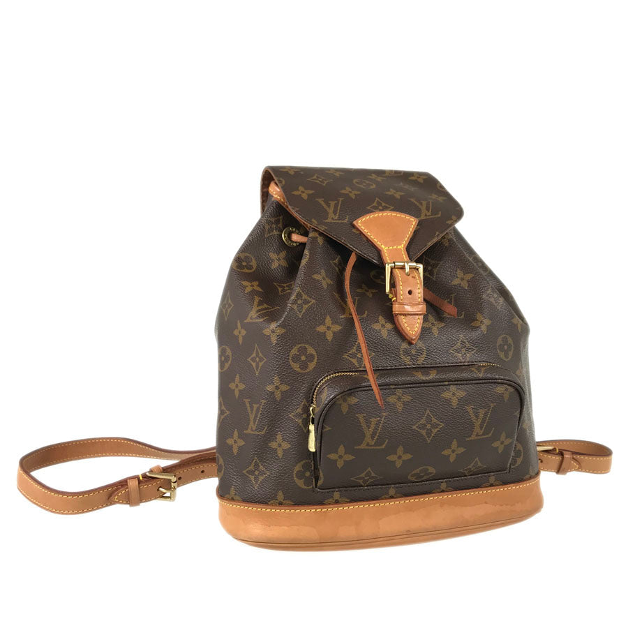 LOUIS VUITTON Monogram Montsouris MM M51136 Backpack