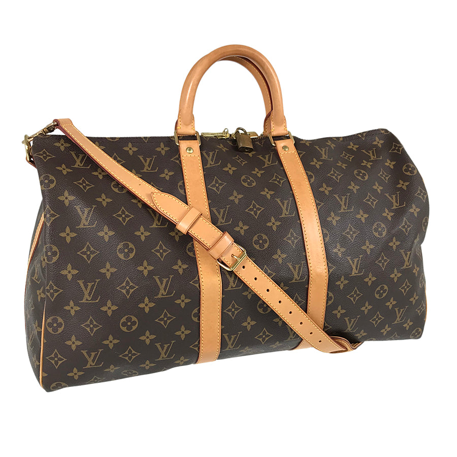 LOUIS VUITTON Monogram Keepall Bandouliere 50 M41416 Boston bag