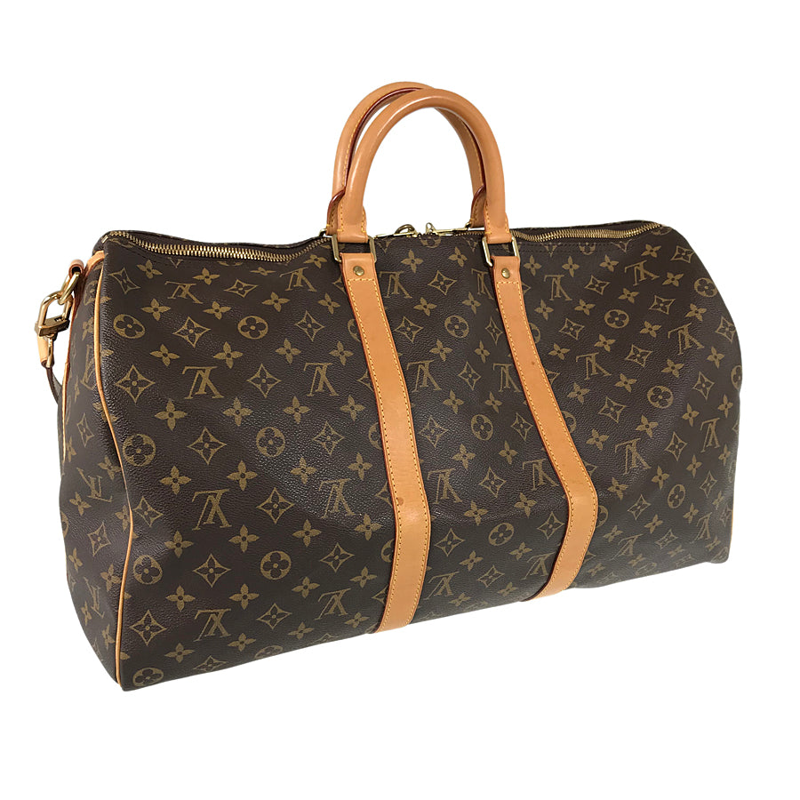 LOUIS VUITTON Monogram Keepall Bandouliere 50 M41416 Boston bag