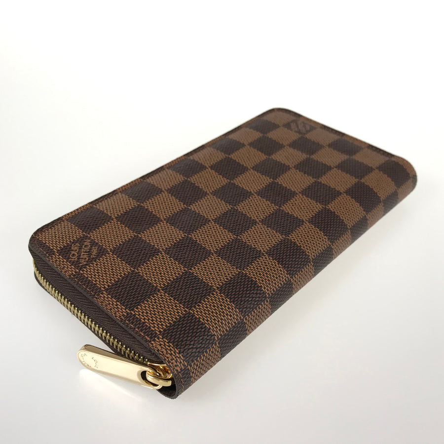 LOUIS VUITTON Damier Zippy Wallet N60015 Long wallet Round zipper