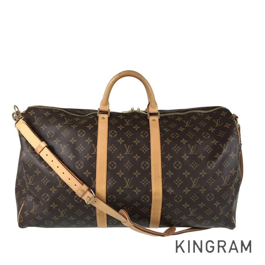 LOUIS VUITTON Monogram Keepall Bandouliere 55 M41414 Boston bag