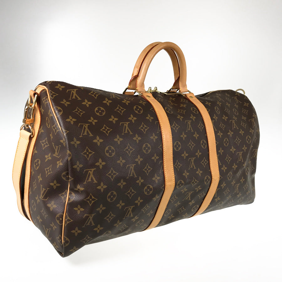 LOUIS VUITTON Monogram Keepall Bandouliere 55 M41414 Boston bag