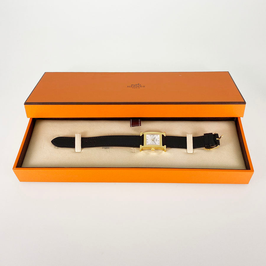 HERMES Belt □G stamp made in 2003quartz Women's Watches