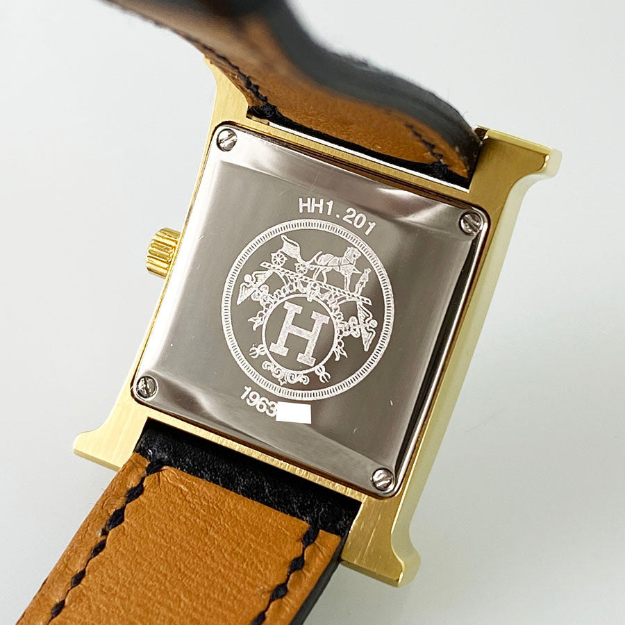 HERMES Belt □G stamp made in 2003quartz Women's Watches