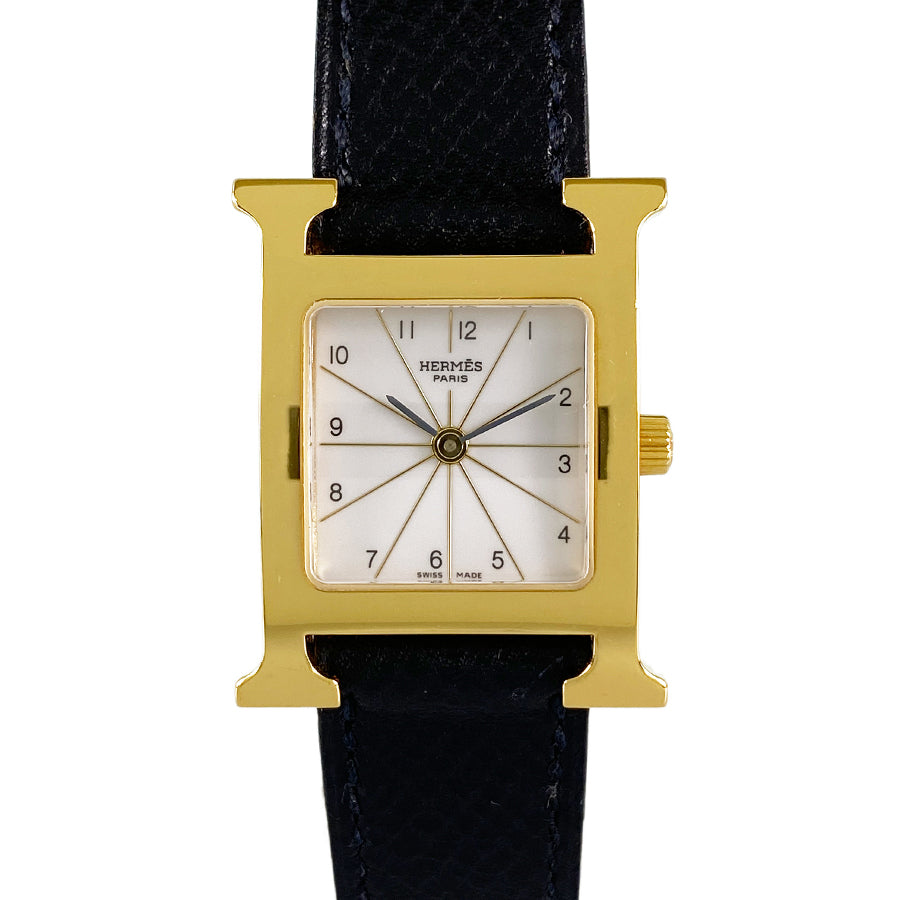 HERMES Belt □G stamp made in 2003quartz Women's Watches