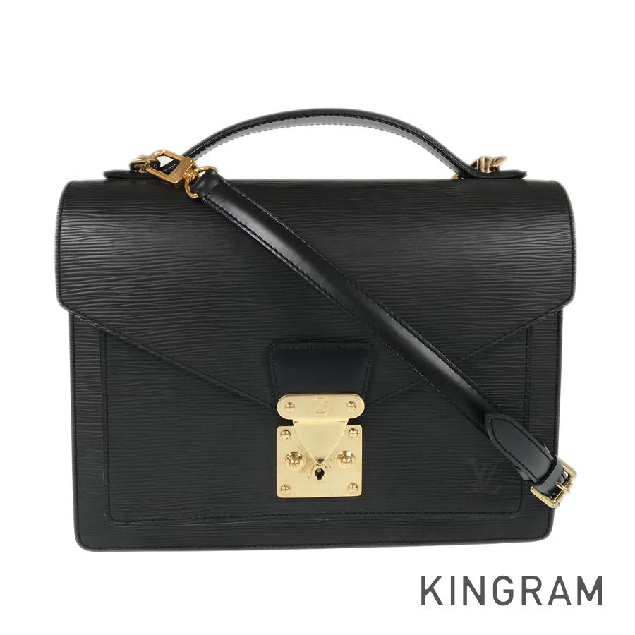 LOUIS VUITTON Epi Montsor M52122 Briefcase