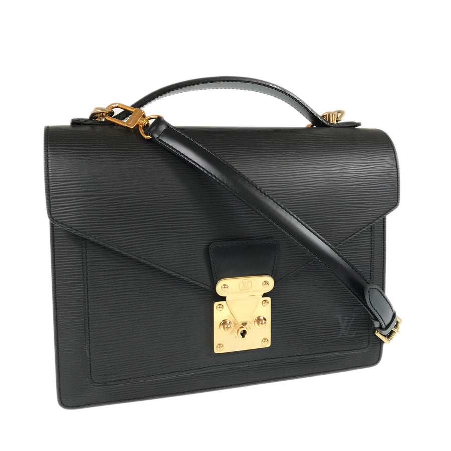 LOUIS VUITTON Epi Montsor M52122 Briefcase