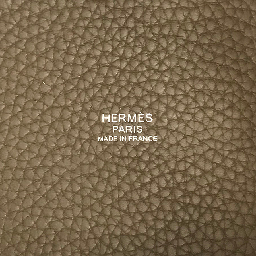 HERMES Picotin Lock PM C stamped 2018 Silver Hardware Handbag