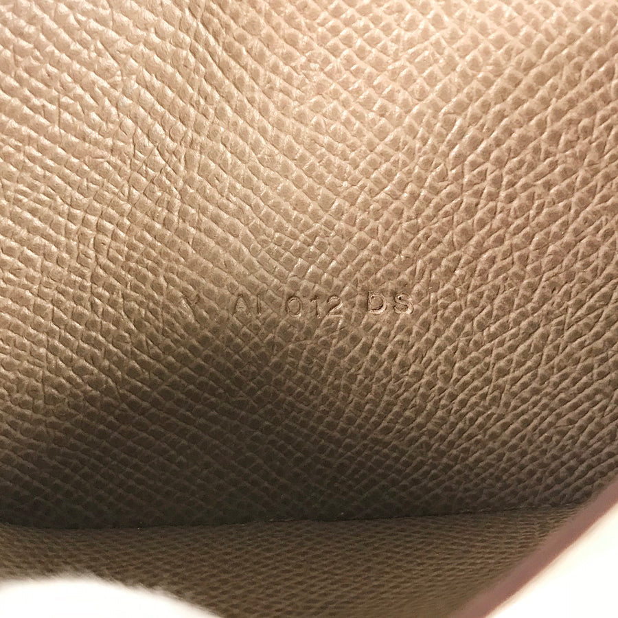 HERMES Bearn Mini Y engraved 2020 Silver Hardware wallet