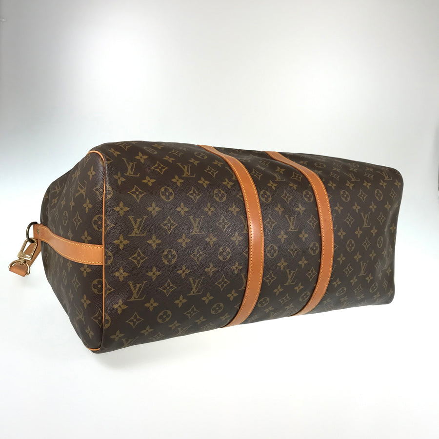 LOUIS VUITTON Monogram keepall Bandolier 55 Boston bag
