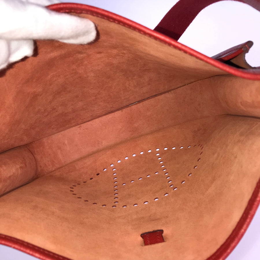 HERMES Evelyn 2 PM □ H carved seal SilverHardware made in 2004 Shoulder Bag