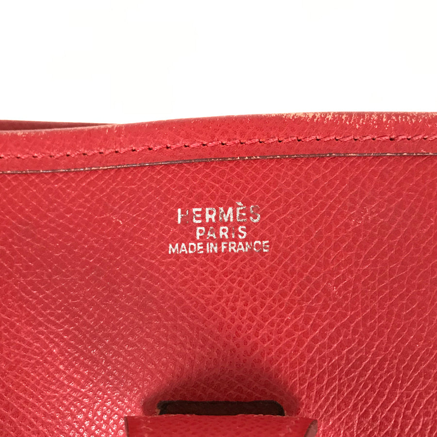 HERMES Evelyn 2 PM □ H carved seal SilverHardware made in 2004 Shoulder Bag