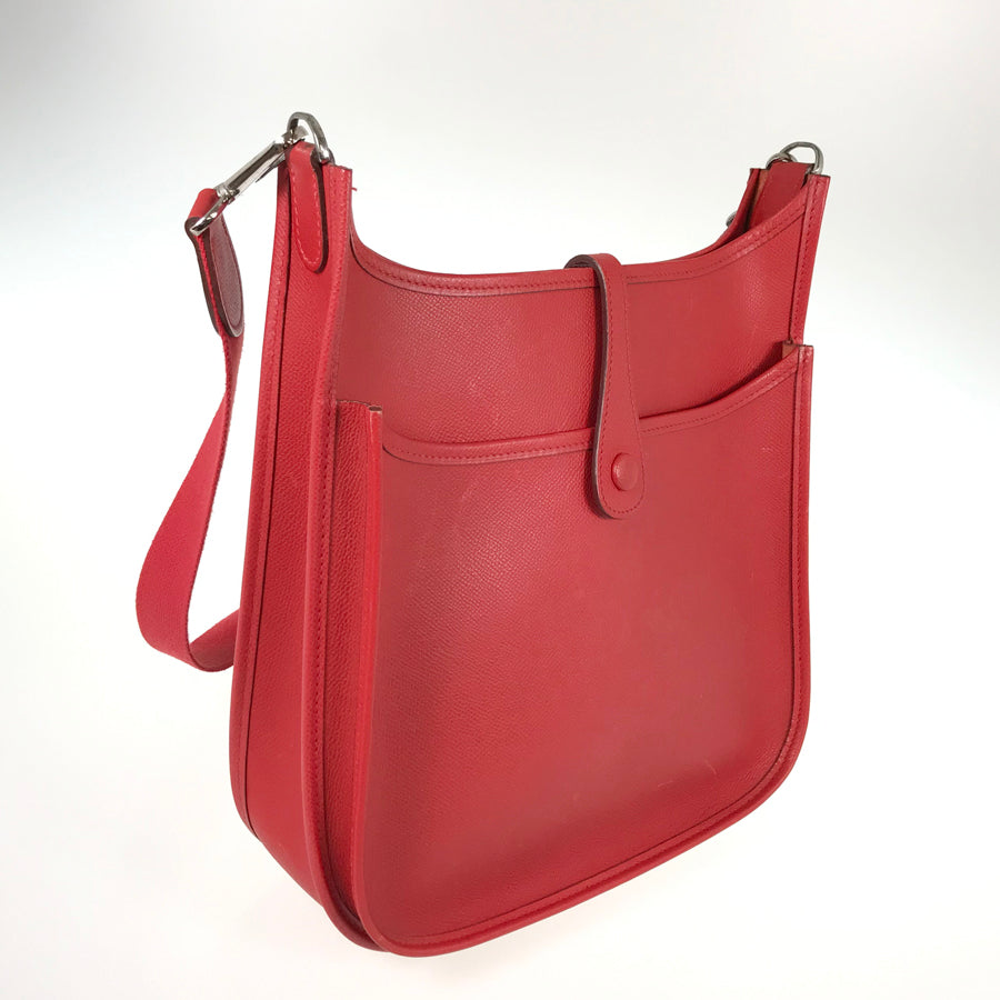 HERMES Evelyn 2 PM □ H carved seal SilverHardware made in 2004 Shoulder Bag