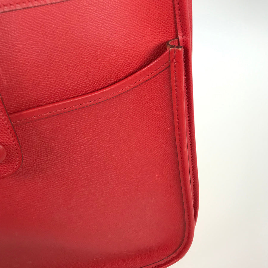 HERMES Evelyn 2 PM □ H carved seal SilverHardware made in 2004 Shoulder Bag