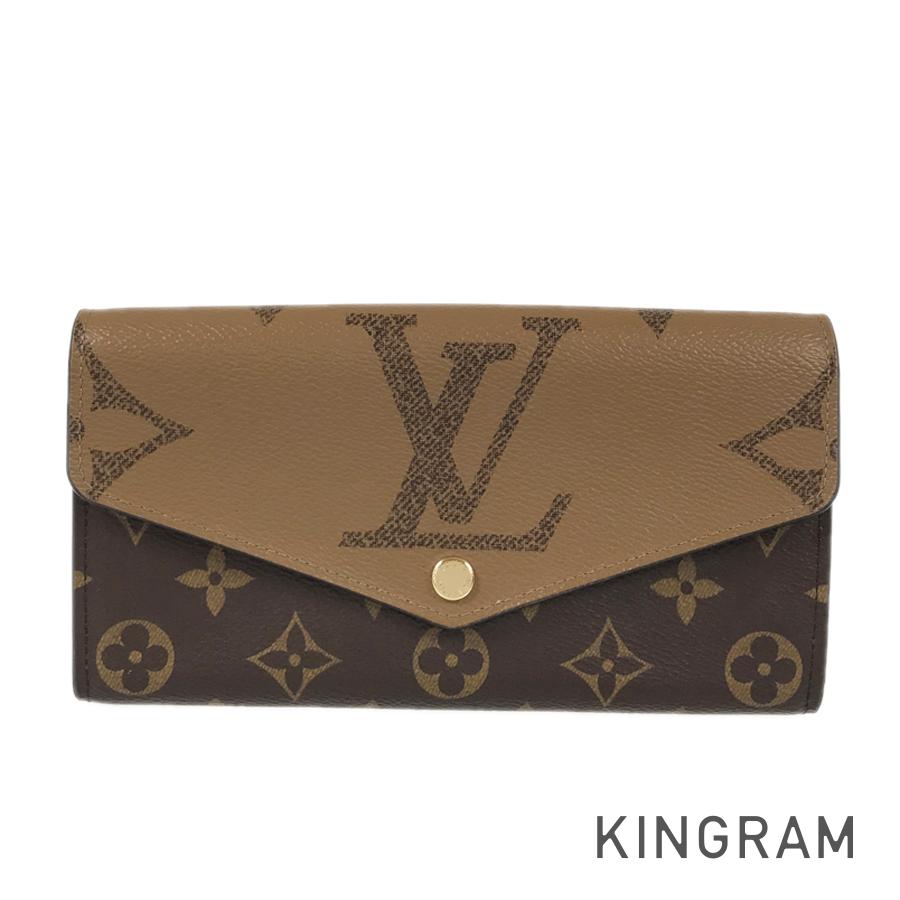 LOUIS VUITTON Monogram Giant Reverse Portefeuille Sarah M80726 Long wallet Folding cover lid