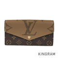 LOUIS VUITTON Monogram Giant Reverse Portefeuille Sarah M80726 Long wallet Folding cover lid