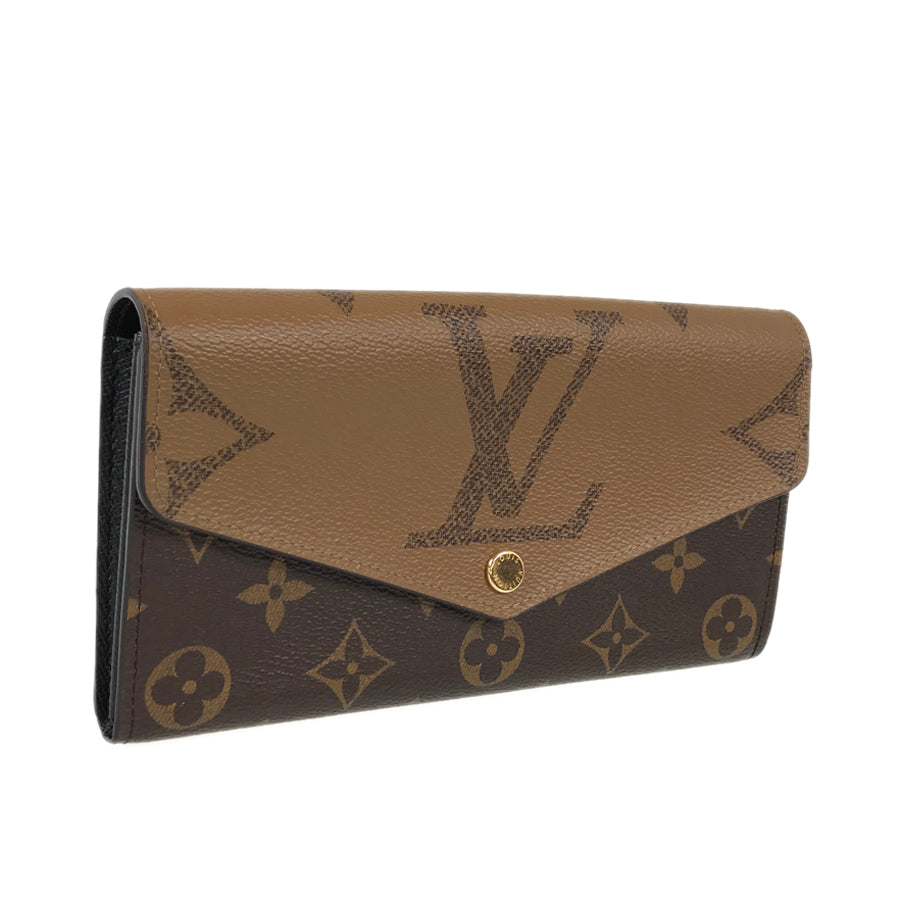LOUIS VUITTON Monogram Giant Reverse Portefeuille Sarah M80726 Long wallet Folding cover lid