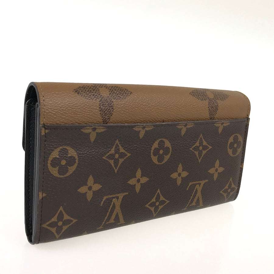 LOUIS VUITTON Monogram Giant Reverse Portefeuille Sarah M80726 Long wallet Folding cover lid