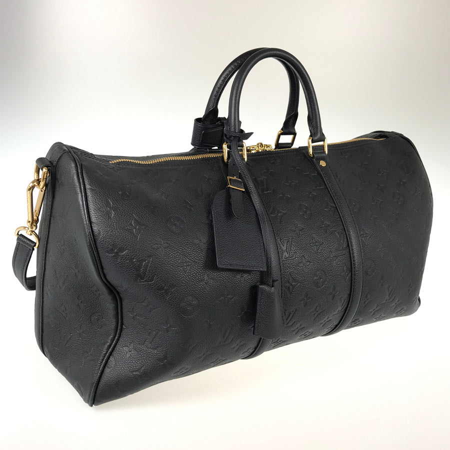 LOUIS VUITTON Monogram Empreinte Keepall Bandouliere 45 M40909 Boston bag
